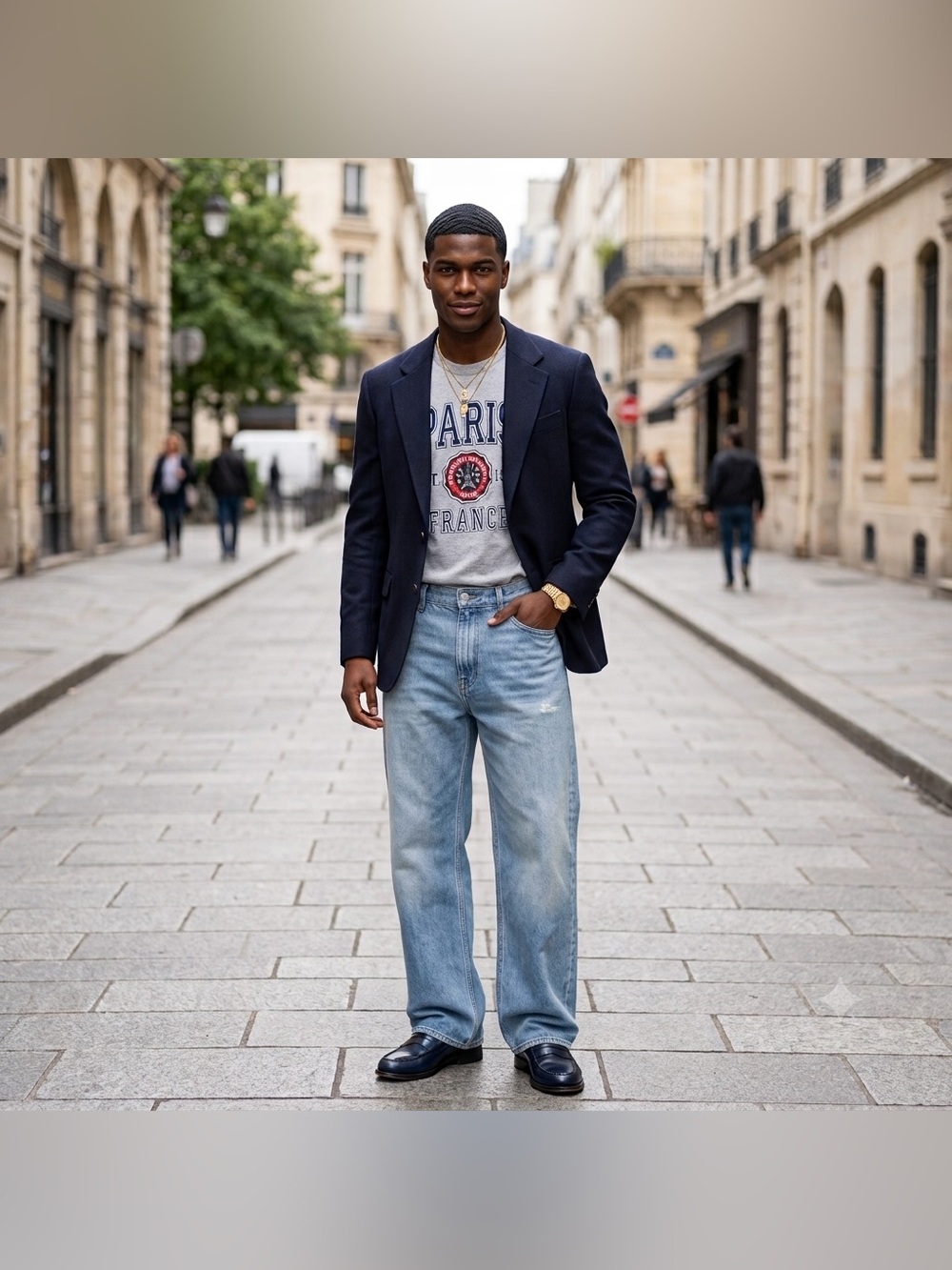Authentique France Paris Graphic Tee XL